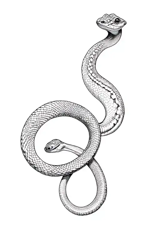 Snake Chameleon Nature Inspired