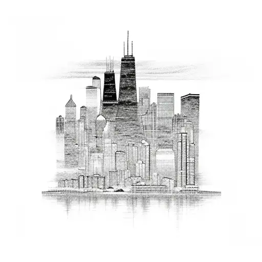 Chicago Skyline Simplistic