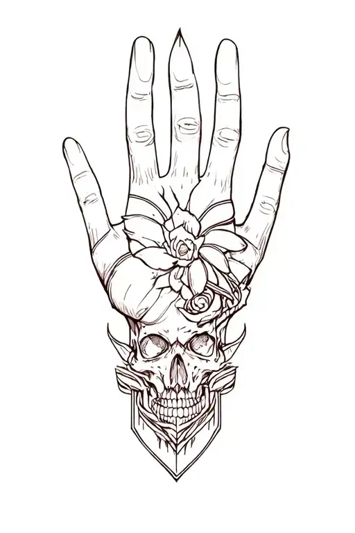 Gang Tattoo Design Featuring