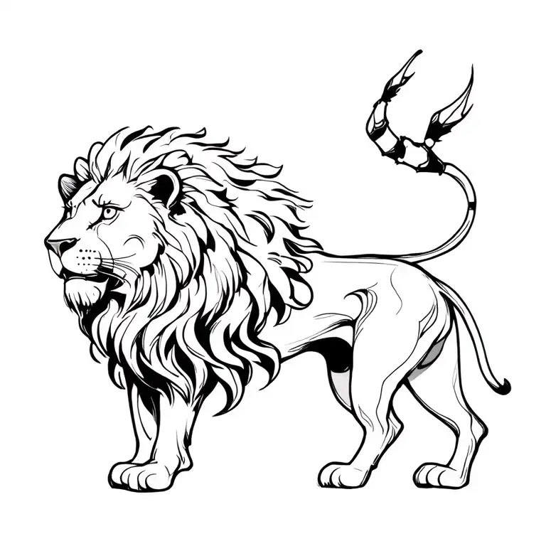 Scorpio Leo Lion