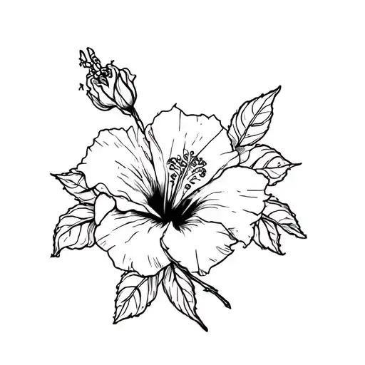 Roses Mayflowers Hibiscus