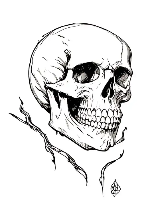 Bicep Skull Dark