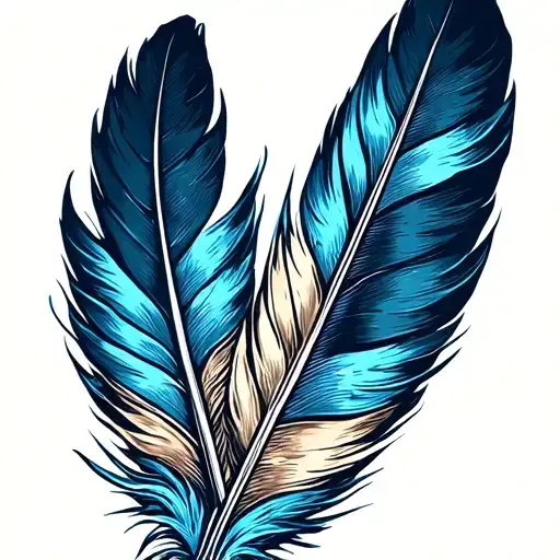 A Single Native American Feather