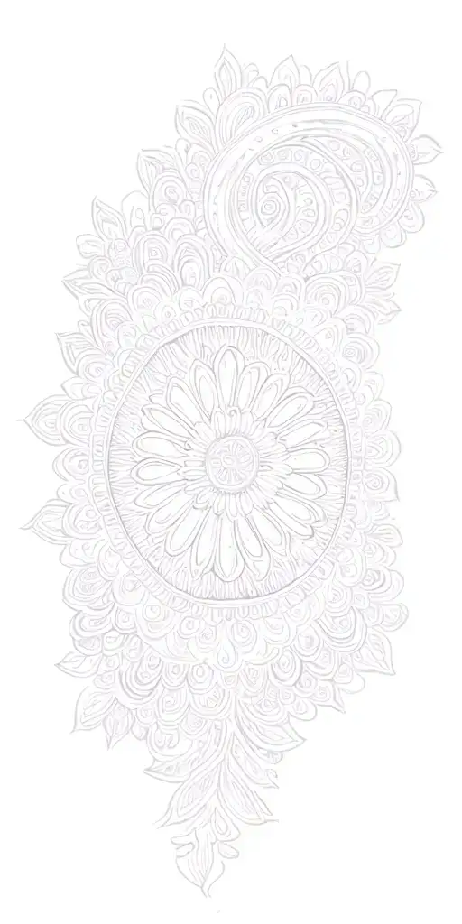 Paisley Mandala Design