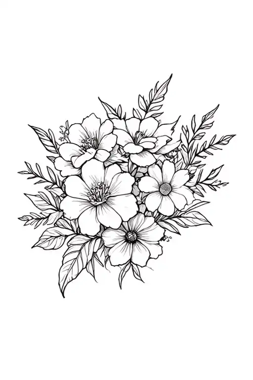 Flowers Blooming With The Name Incorporated