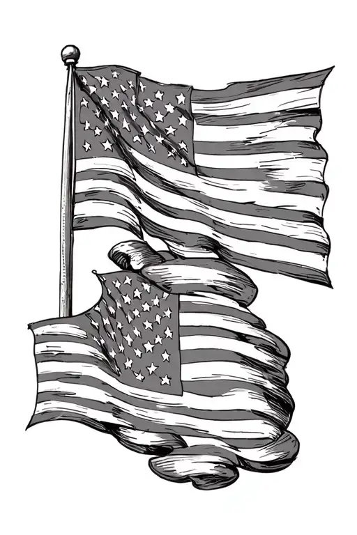 Patriotic American Flag