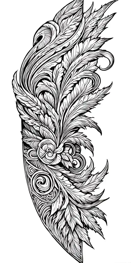 Incorporate Leather Tooling Patterns Into A Western Tattoo Design