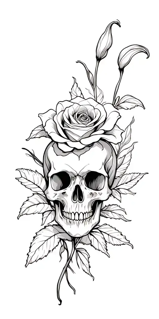 Hearts Skulls Roses Cala Lily