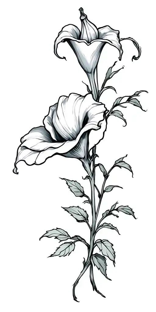 Hearts Skulls Roses Cala Lily Growing