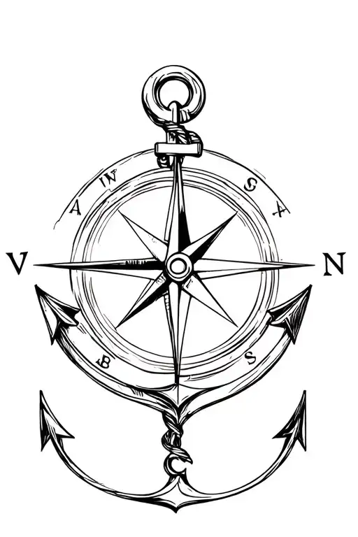 Compass And Anchor