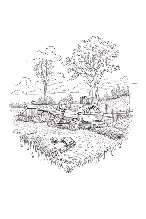 Farming Tattoo Sleeve