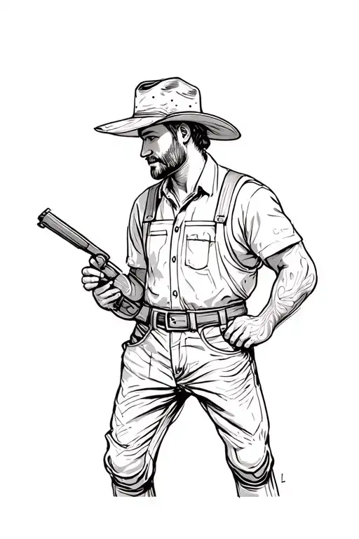 Farmer Tattoo Sleeve