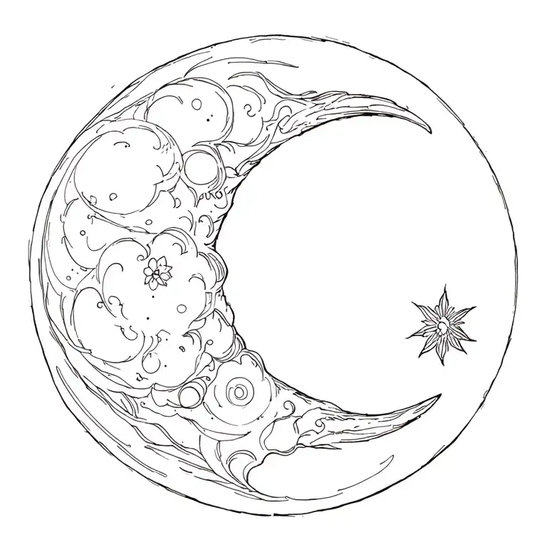 Name Moon On The High Back