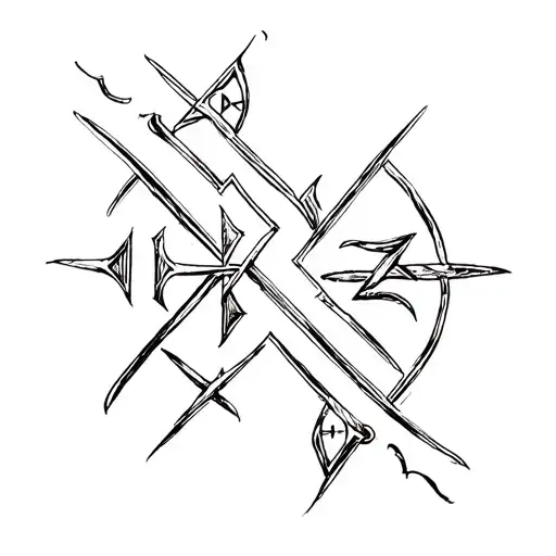 Viking Rune Symbols Forming