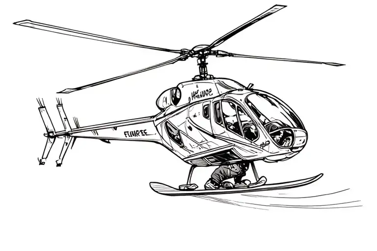 Helicopter Snowboard