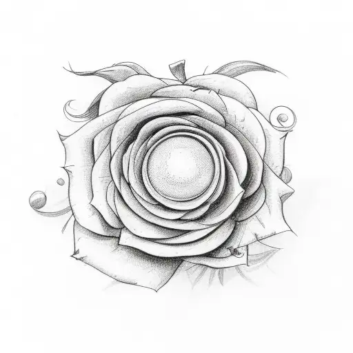 A Music Note Formed By A Collection Of Various Types Of Flowers