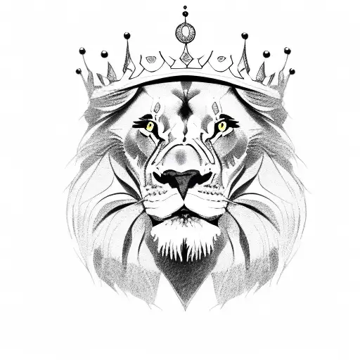 Lion With A Crown