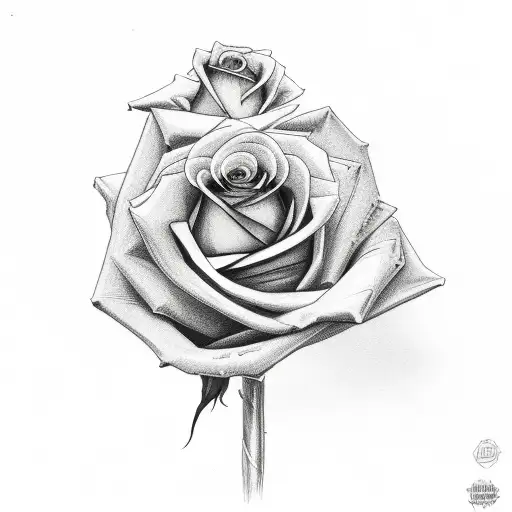 Mockingbird Holding Rose