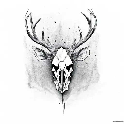 Trash Style Deer Skull