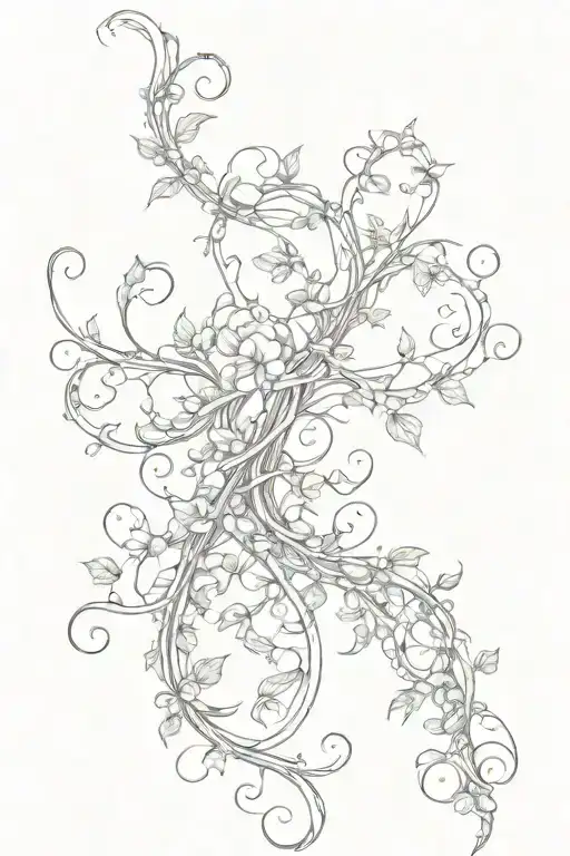 Vine Tendrils That Go Over The Entire Body