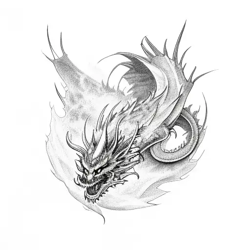 Arm Band Both Phoenix And Dragon Separate