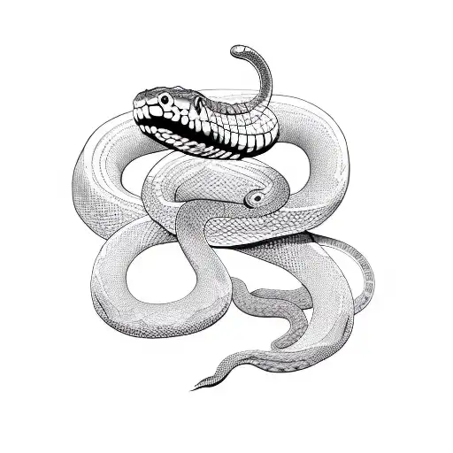 Snake Eating Its Own Tail