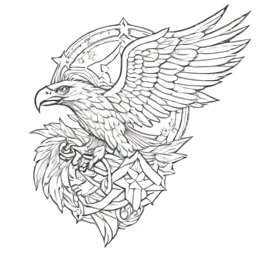 Semper Fidelis With Eagle Background