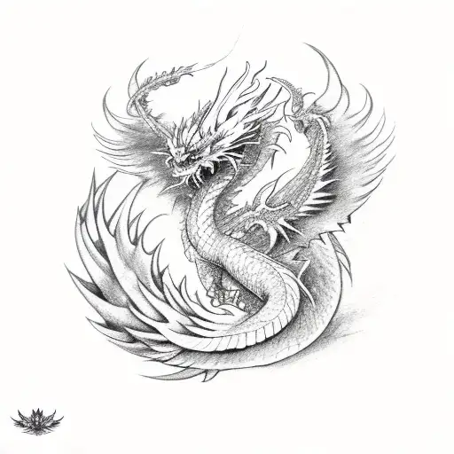 Arm Band Phoenix Dragon
