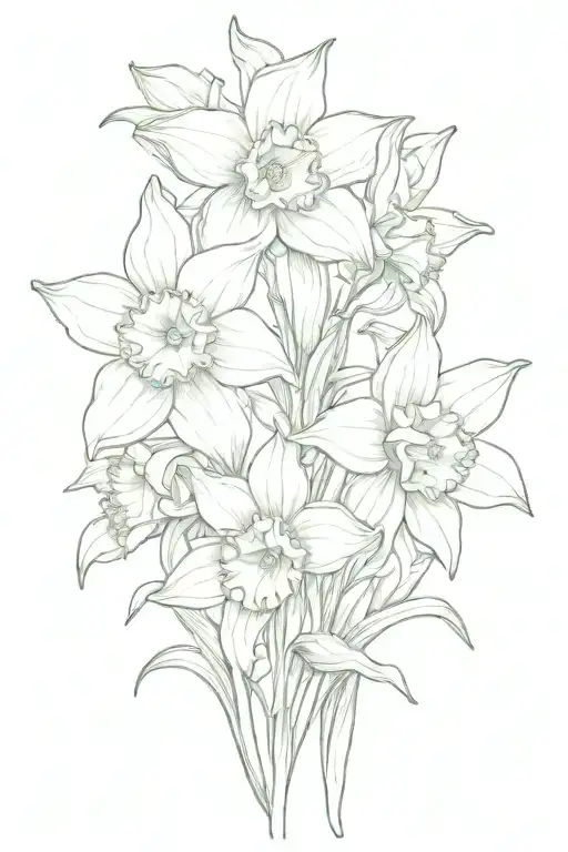 Daffodils Word 'Jake And The Fat Man'