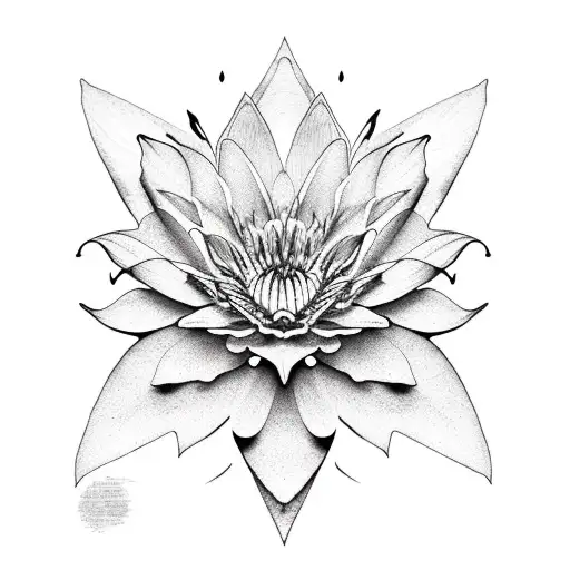 Half Waterlily And Half Sun