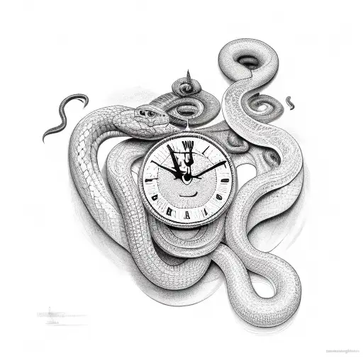 Snake And Clock