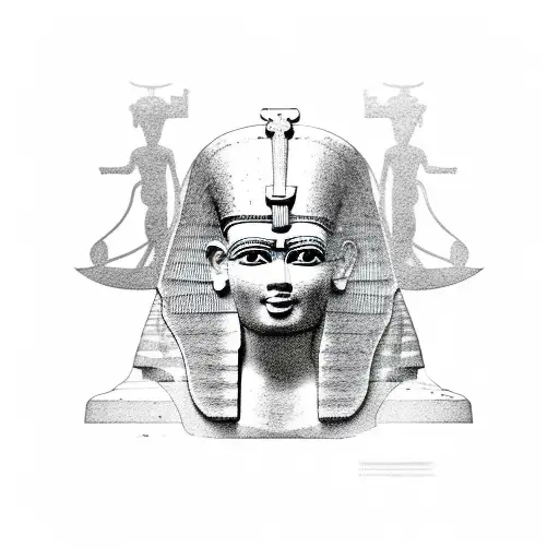 Broken Egyptian Statue