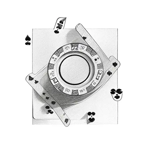 Poker Chips Money Dice