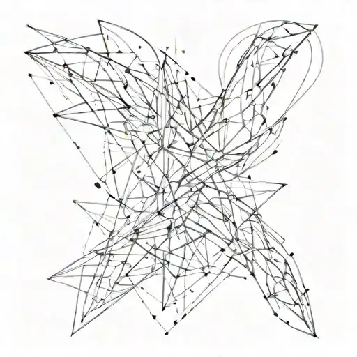 Abstract Lines For The Shoulder And Forearm