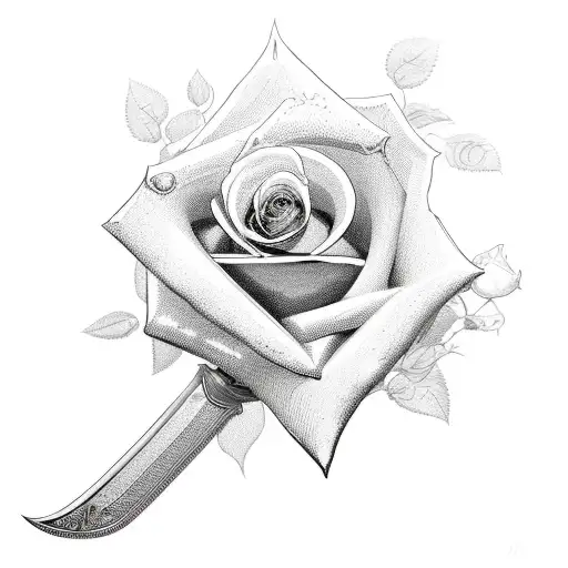 Sword With Rose