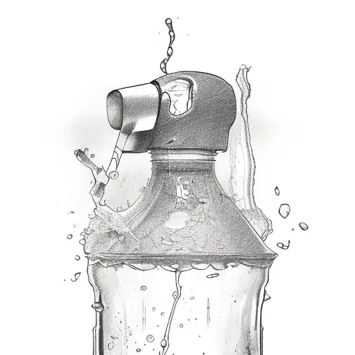 Leaking Broken Bottle