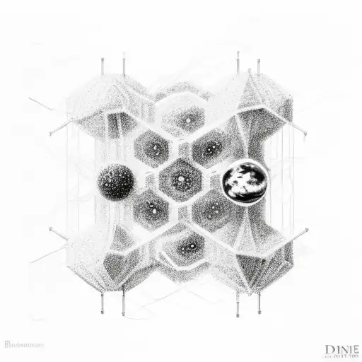 Dna Molecules Transforming In Galaxies