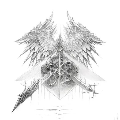 Jarvan Sword With Wings And Thunder