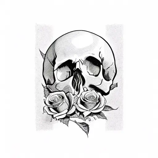 Skull And Roses