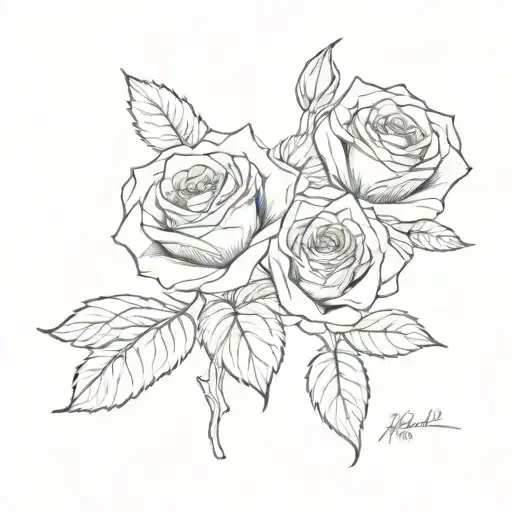 Mom And Dad And Roses