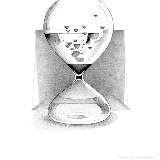 Hourglass Girl Trapped