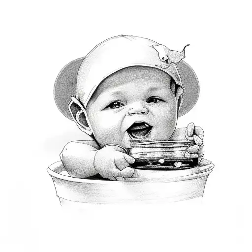 Baby Boy With Moonshine