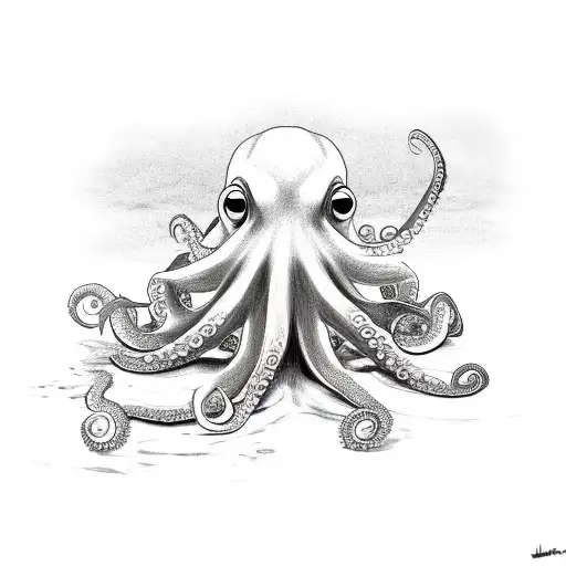 Octopus With Alcohol