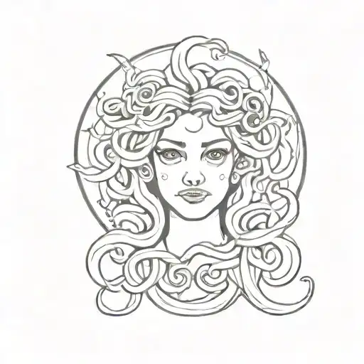 Medusa Winking