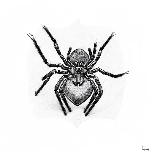 Spider Eating A Heart