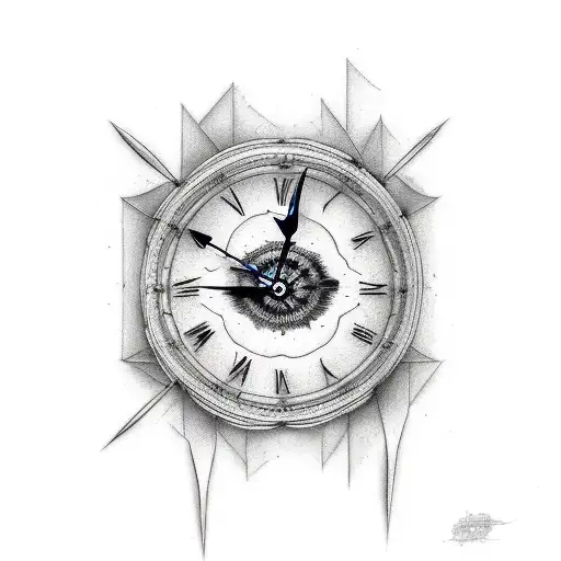 Crow Clock Gothic