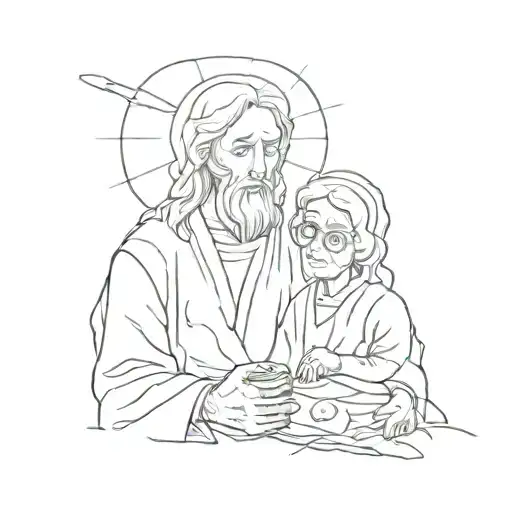 Jesus And Grandma