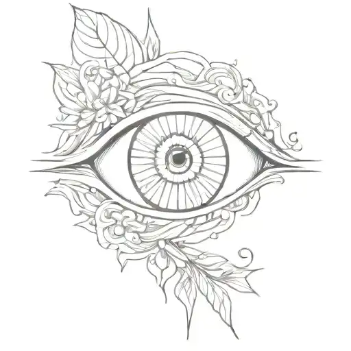 Aesthetic Eye On Arm