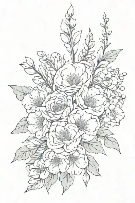 Birth Flower Bouquet