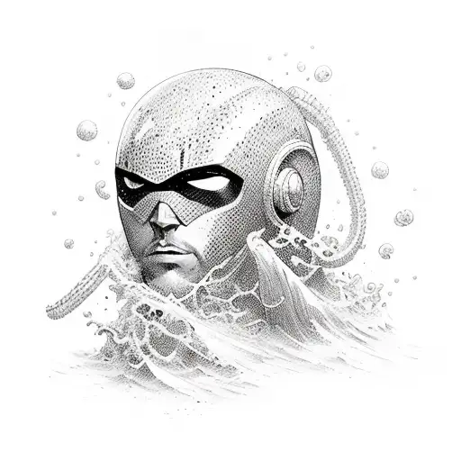 A Superhero That Is Called Ocean Man